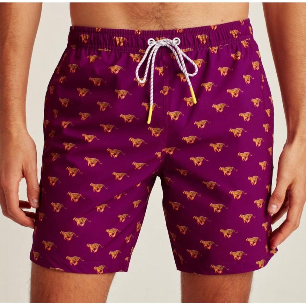 Bonobos Riviera Recycled‎ Swim Trunks Shorts Tiger Sprint Printed Size L